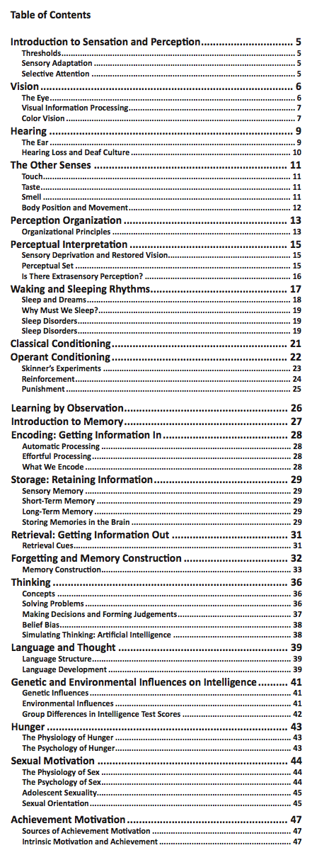 Psychology Notes eBook Part 2